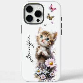 Whimsical Adorable Niedlich Kitten iPhone / iPad G iPhone 16 Pro Max Hülle