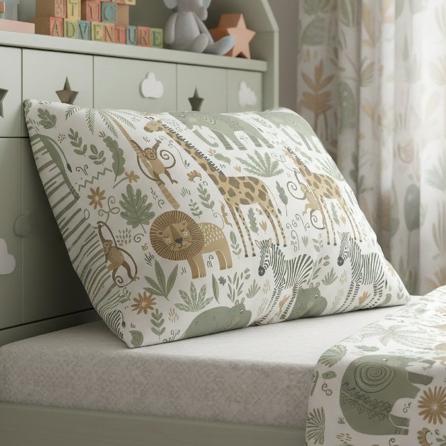 Whimsical African Animals Pattern ID1263 Kissenbezug (Von Creator hochgeladen)