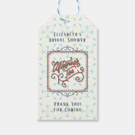 Whimsical Afternoon Tea Geschenk Tags Geschenkanhänger