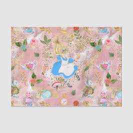 Whimsical Alice's Adventures in Wunderland Spaß Seidenpapier