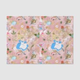 Whimsical Alice's Adventures in Wunderland Spaß Seidenpapier