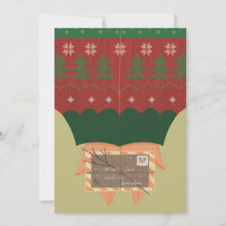 Whimsical "An Santa" Weihnachtskarte 5x7-xmas Karte