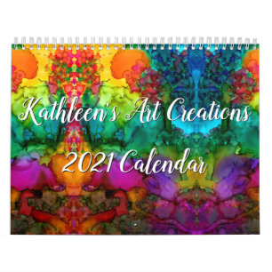 Whimsical and Colorful Animals 2021 Kalender