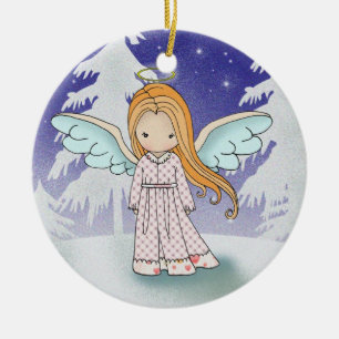 Whimsical Angel Weihnachten Keramikornament