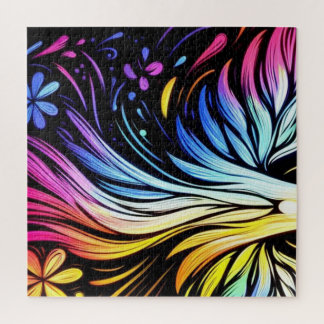 Whimsical Art auf einem 652-Teile-Puzzle 20x20" Puzzle