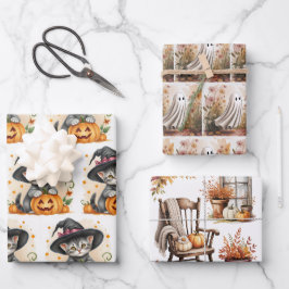 Whimsical Assortiment Herbst, Herbstumpfpapier Geschenkpapier Set