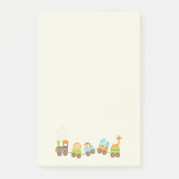 Whimsical Baby Animals Toy Train