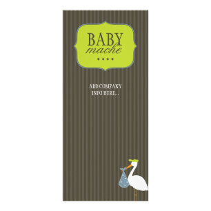 Whimsical Baby Boutique Rack Card Werbekarte