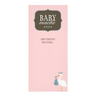 Whimsical Baby Boutique Rack Card Werbekarte