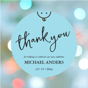 Whimsical Baby Boy Sticker