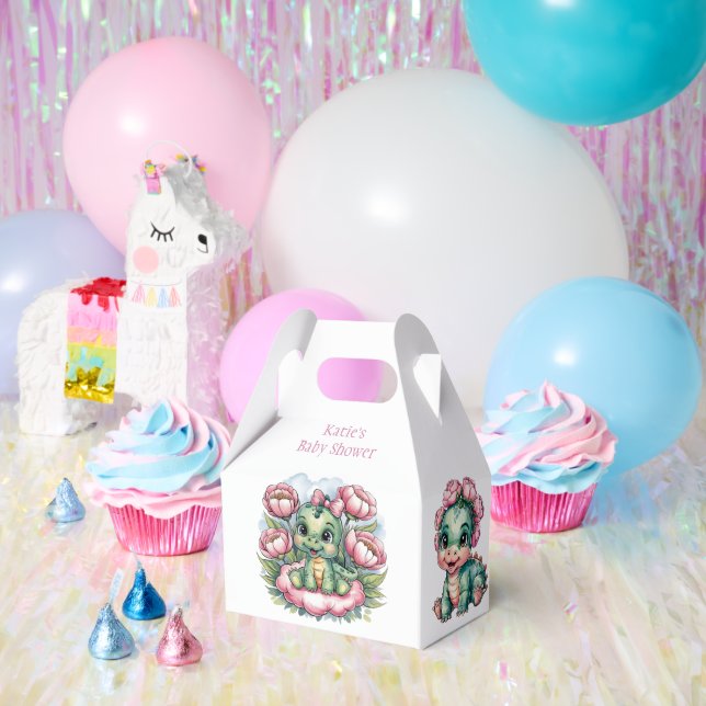 Whimsical Baby Dusche Dino Deluxe Geschenkschachtel (Party)