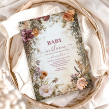 Whimsical Baby in Bloom Wildblume