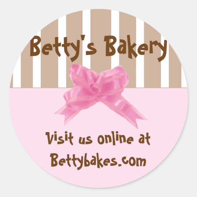 Whimsical Bakery Stickers (Vorderseite)