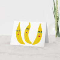 Whimsical Banana Trio CUSTOM