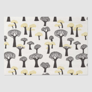 Whimsical Baobab Tree Muster Seidenpapier
