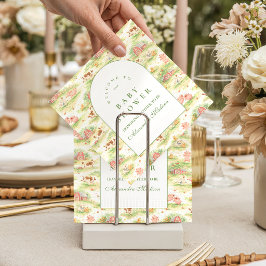 Whimsical Barnyard Garden Baby Shower Serviette