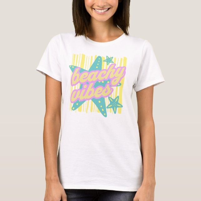 Whimsical Beach Seashells T-Shirt (Vorderseite)