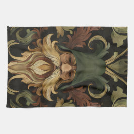 Whimsical Bearded Guardian Geschirrtuch