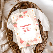 Whimsical Berry Sweet Pink Diapper Raffle