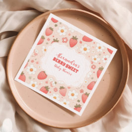 Whimsical Berry Sweet Pink Serviette