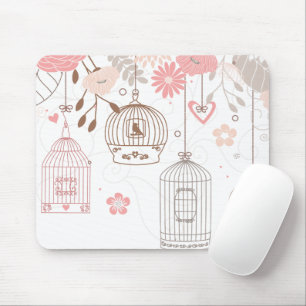 Whimsical Birdcages Mousepad