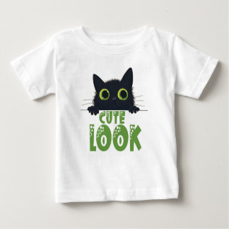 "Whimsical Black Cat Kids" T - Shirt - Purperfekt