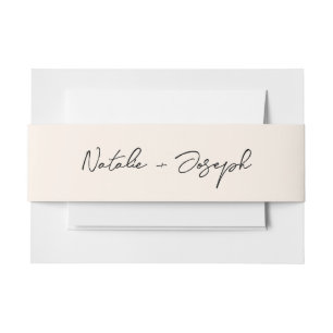 Whimsical Black Handwriting Retro Fun Niedliche Ho Einladungsbanderole