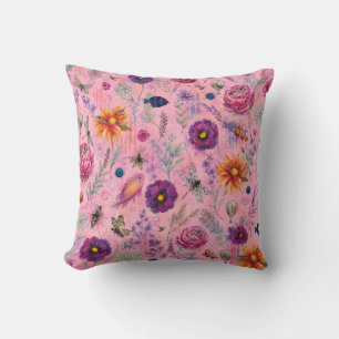 Whimsical Bloom Garten Kissen