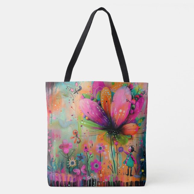 Whimsical Blooms a Burst of Colorful Joy (Vorderseite)