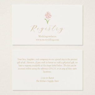 Whimsical Blush Rose Hochzeitsregistrierung