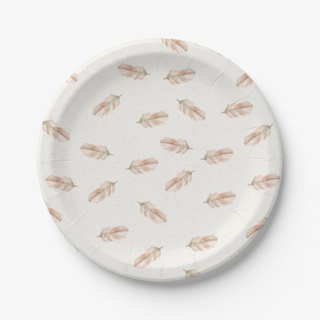 Whimsical Bohemisch Dreamcatcher Party Plate Pappteller (Vorderseite)