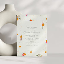 Whimsical Boho Cottagecore Floral Baby Dusche