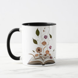 Whimsical Bookish Combo Mug – Aesthetic Kitten Tasse