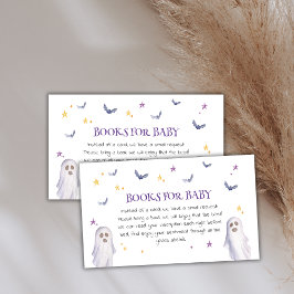 Whimsical Books für Baby Halloween Babydusche Begleitkarte