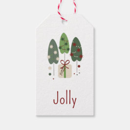 Whimsical Botanical Holiday - Ornamente Geschenk T Geschenkanhänger
