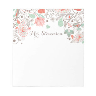 Whimsical Botanicals Notizblock