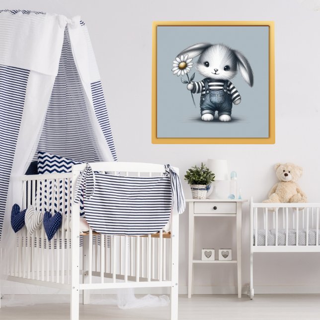 Whimsical Boy Bunny Poster (Von Creator hochgeladen)