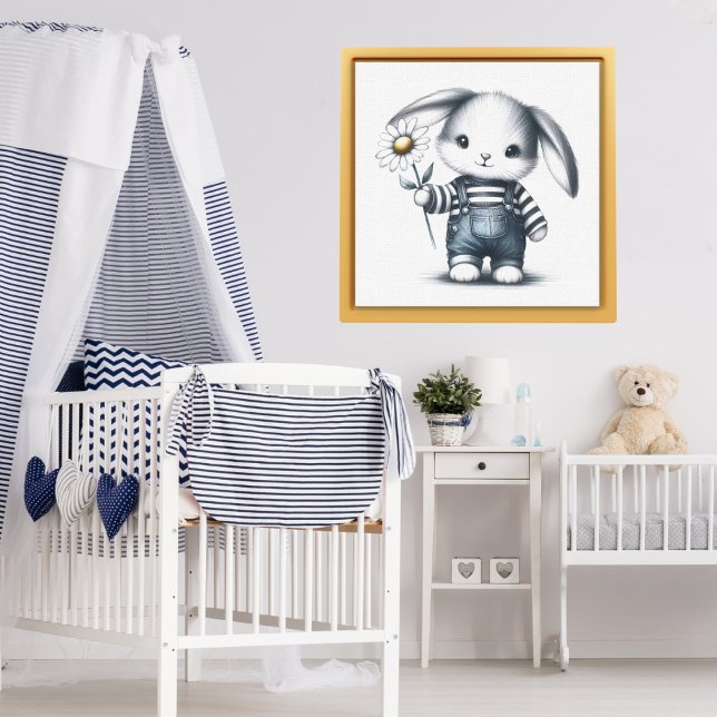 Whimsical Boy Bunny Poster (Von Creator hochgeladen)