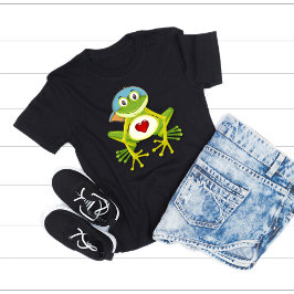 Whimsical Boy Frog T - Shirt