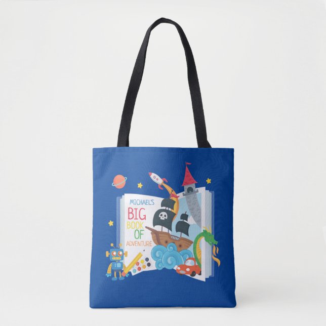 Whimsical Boy Library Book (Vorderseite)