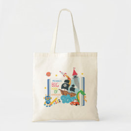 Whimsical Boy Library Book Toe Bag Tragetasche
