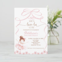 Whimsical Brown Ballerina Two Tu Niedlich 2. Gebur
