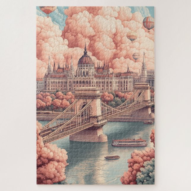 Whimsical Budapest Puzzle (Vertikal)