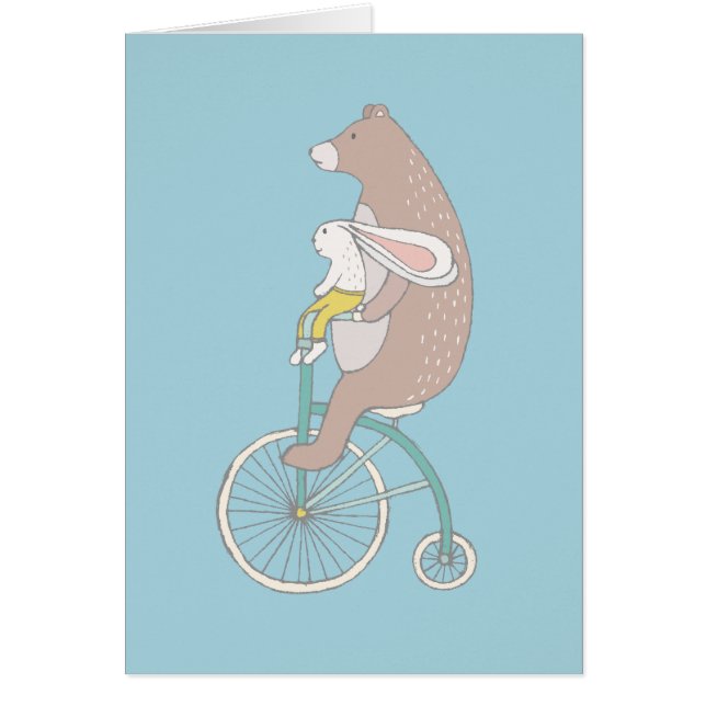 Whimsical Bunny and Bear Reiten (Vorne)