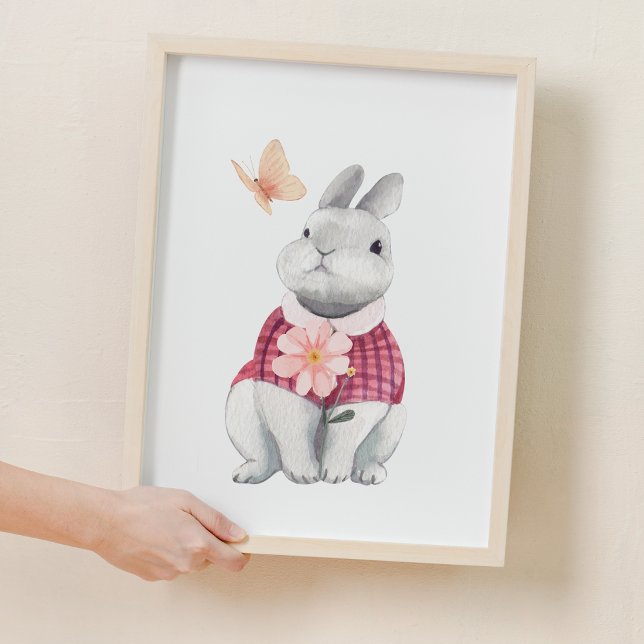 Whimsical Bunny Woodland Kinderzimmer Dekoration (Whimsical Bunny Woodland Nursery Decor)