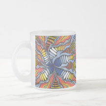 Whimsical Bunt Neurografischer Zen-Doodle Starburs
