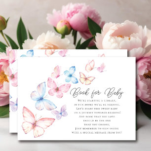 Whimsical Butterfets Book for Baby Enclosure Card Begleitkarte