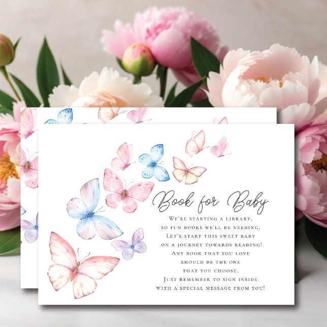 Whimsical Butterfets Book for Baby Enclosure Card Begleitkarte (Von Creator hochgeladen)