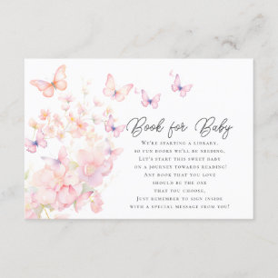 Whimsical Butterfets Book for Baby Enclosure Card Begleitkarte