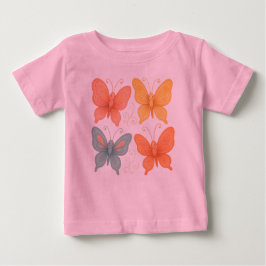 Whimsical Butterflies Baby T-shirt